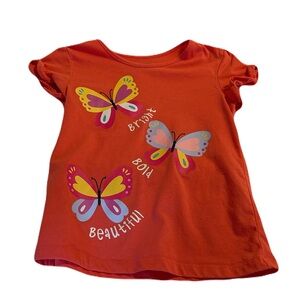 Garanimals Vibrant Orange Butterfly Kids' T-Shirt